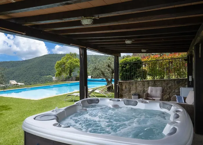 Villa Olivi - Subbiano, Toscana, Pool And Nature foto